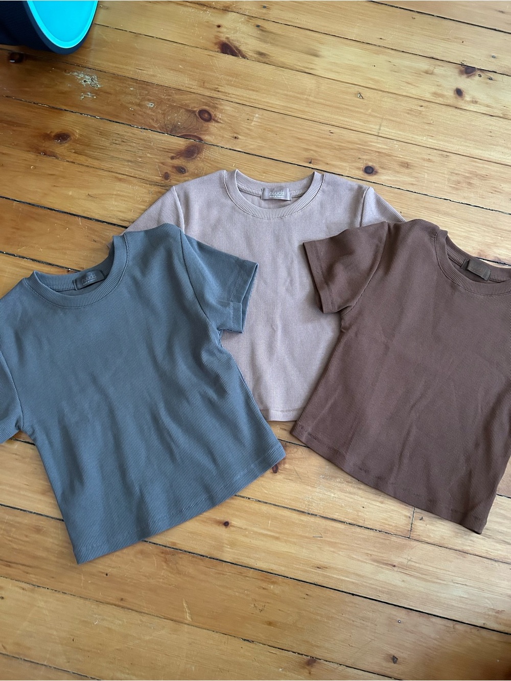 nuuds Ribbed Short Sleeve Tee Bundle